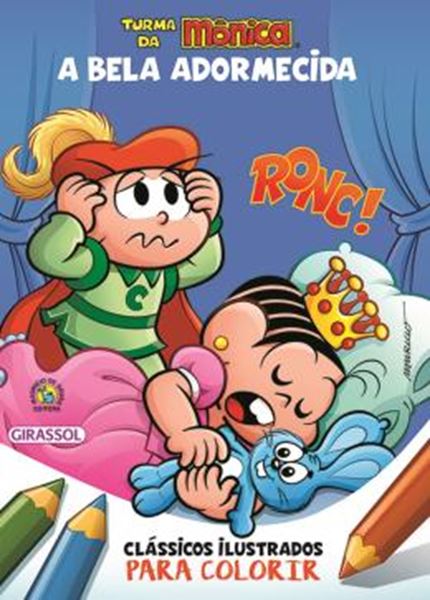 Picture of TURMA DA MONICA CLASSICOS ILUSTRADOS PARA COLORIR - A BELA ADORMECIDA