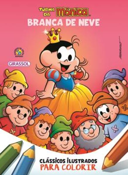 Picture of TURMA DA MONICA CLASSICOS ILUSTRADOS PARA COLORIR - BRANCA DE NEVE