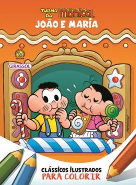 Picture of TURMA DA MONICA CLASSICOS ILUSTRADOS PARA COLORIR - JOAO E MARIA
