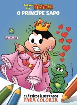 Imagem de TURMA DA MONICA CLASSICOS ILUSTRADOS PARA COLORIR - O PRINCIPE SAPO
