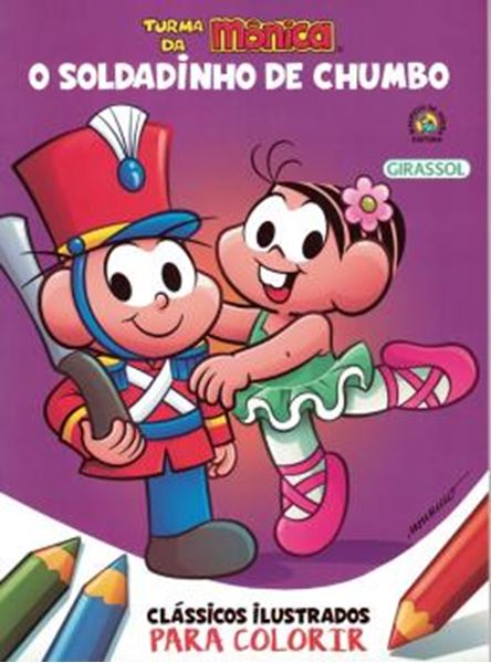 Picture of TURMA DA MONICA CLASSICOS ILUSTRADOS PARA COLORIR - O SOLDADINHO DE CHUMBO