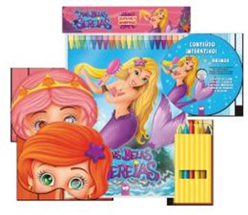 Imagem de SUPERKIT DIVERTIDO - AS MAIS BELAS SEREIAS C/ GIZ DE CERA