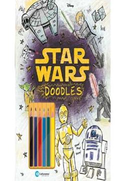 Imagem de STAR WARS DOODLES LER E COLORIR COM LAPIS