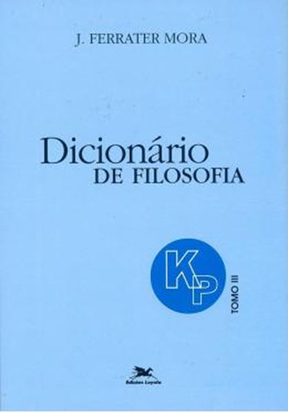 Picture of DICIONARIO DE FILOSOFIA - TOMO 3: K-P