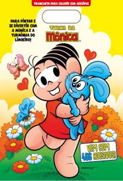 Picture of TURMA DA MONICA - PRANCHETA PARA COLORIR COM ADESIVOS