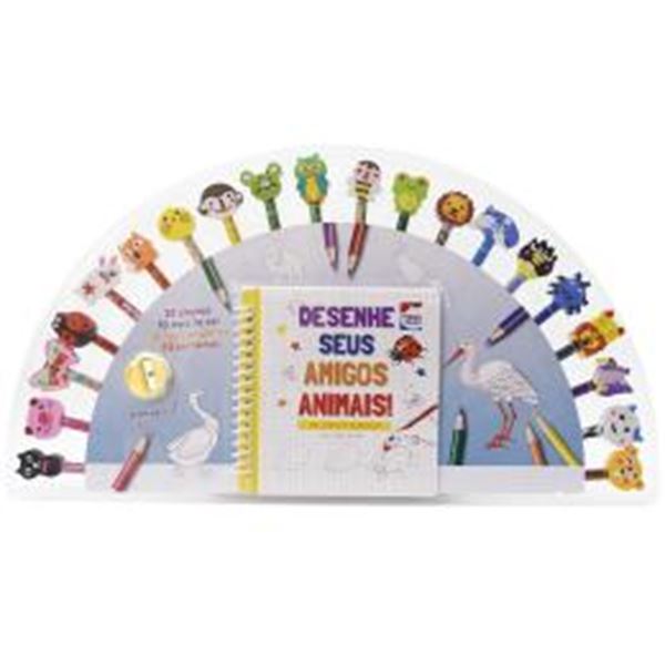 Picture of UM LIVRO-KIT DIVERTIDO! DESENHE SEUS AMIGOS ANIMAIS