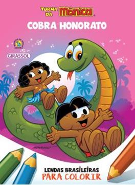 Imagem de TURMA DA MONICA - LENDAS BRASILEIRAS PARA COLORIR - COBRA HONORATO