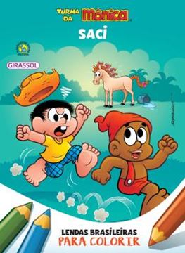 Imagem de TURMA DA MONICA - LENDAS BRASILEIRAS PARA COLORIR - SACI