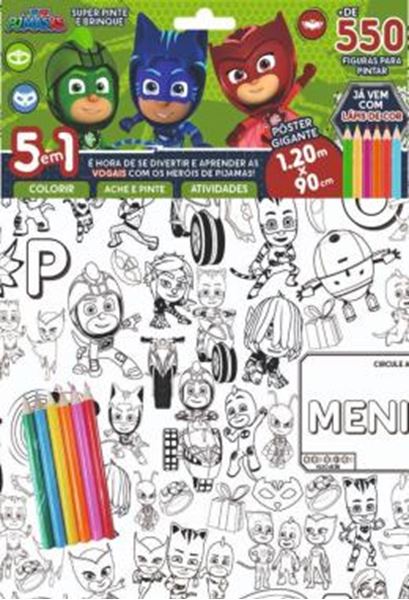 Picture of SUPER PINTE E BRINQUE - PJ MASKS