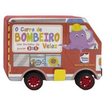 Imagem de UM LIVRINHO DE PUXAR 2EM1! O CARRO DE BOMBEIRO VELOZ