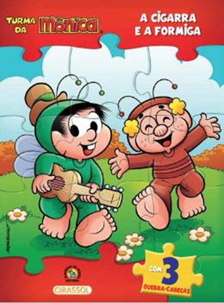 Picture of TURMA DA MONICA LIVRO QUEBRA-CABECA - A CIGARRA E A FORMIGA