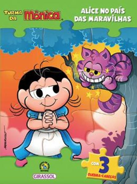 Picture of TURMA DA MONICA LIVRO QUEBRA-CABECA - ALICE NO PAIS DAS MARAVILHAS