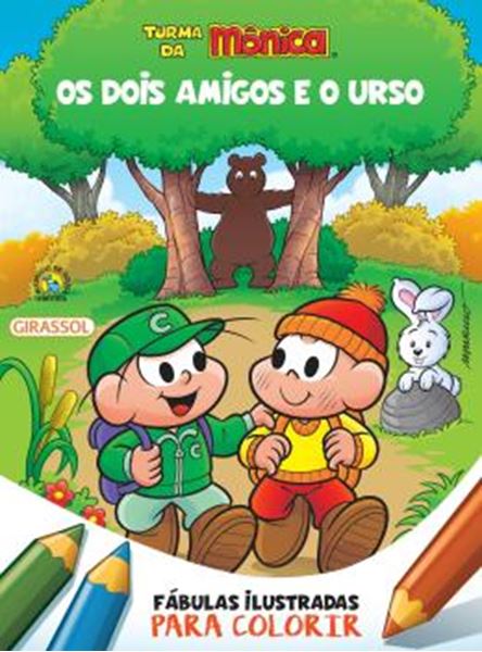 Picture of TURMA DA MONICA - FABULAS ILUSTRADAS PARA COLORIR - OS DOIS AMIGOS E O URSO