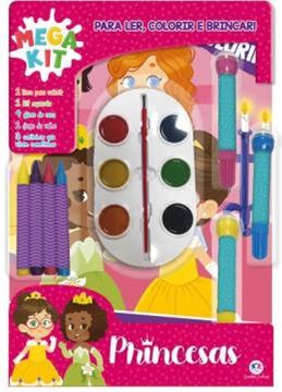 Imagem de PRINCESAS - PARA LER, COLORIR E BRINCAR