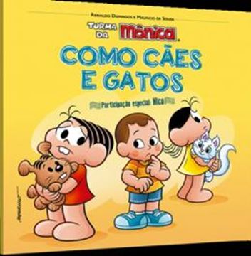 Imagem de TURMA DA MONICA E NICO - COMO CAES A GATOS
