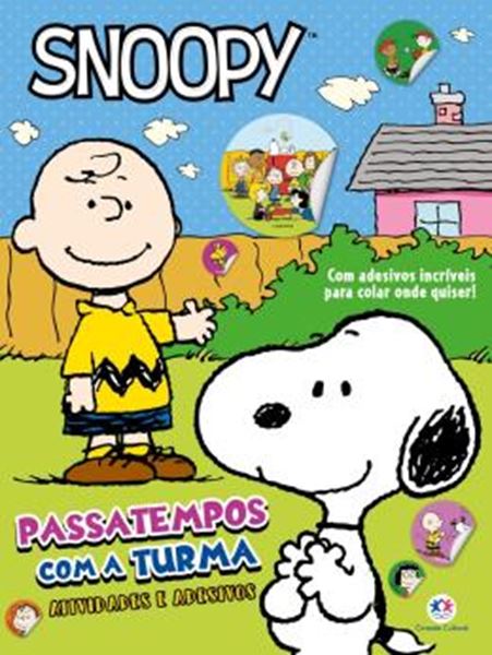 Picture of SNOOPY - PASSATEMPOS COM A TURMA - LIVRO COM ADESIVOS PRA COLAR ONDE QUISER!